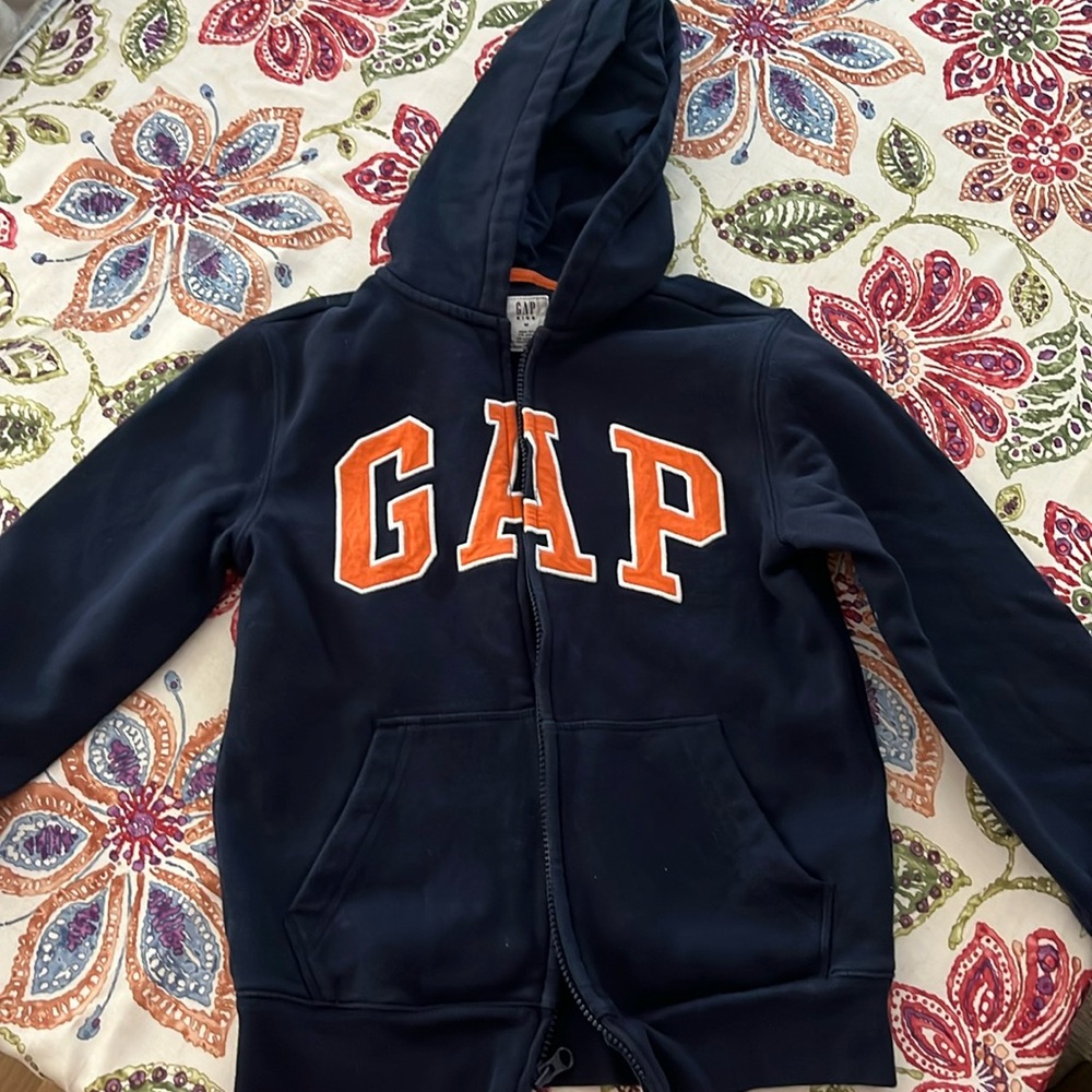 Gap kids M navy blue hoodie